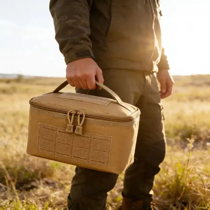 Load image into Gallery viewer, Rifle Cartridge Bag Pistol Ammo Pouches Portable Ammunition Box Outdoor HuntingShooting Bullet Storage Case EDC Tools Handbag
