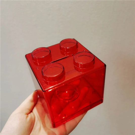 INS Home Decor  Gift Boy Girls Change Box Money Saving Box Coin Bank Storage Box Building Block Coin Box