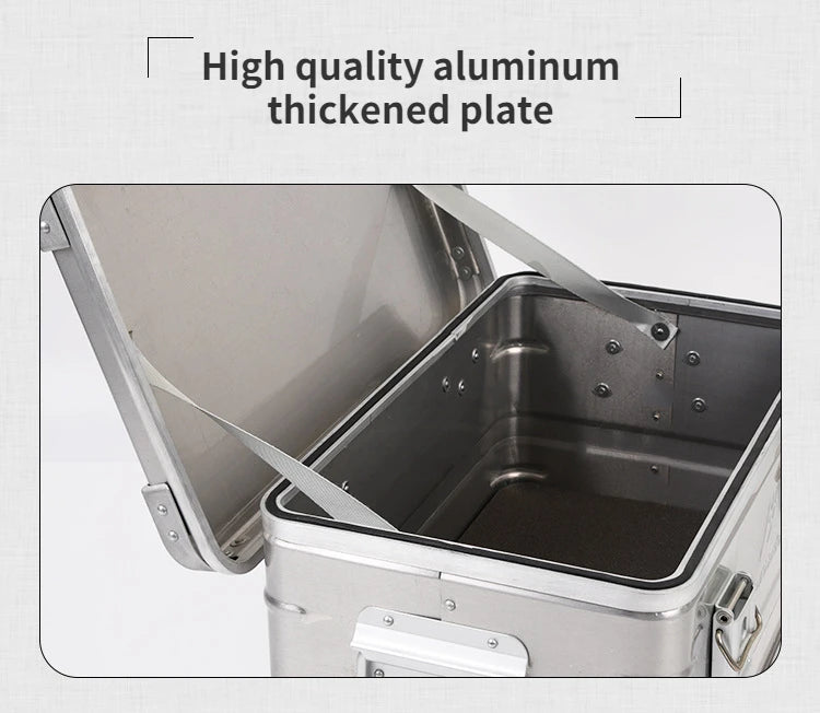 Load image into Gallery viewer, 30-80L Outdoor Storage Box Camping Picnic Travel Aluminum Alloy Large Capacity Box Accessories Storage Bag Hiking Accessories
