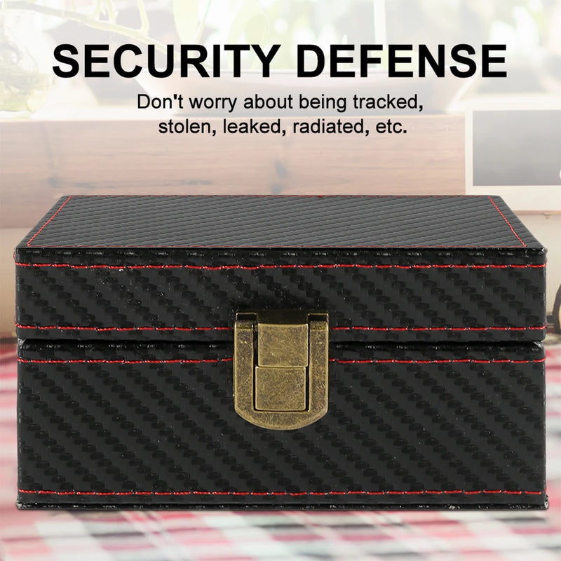 Load image into Gallery viewer, Signal Blocker Security Box Mobile Phone Storage Box for Bank Phone Card Car Keyless Anti-Theft Faraday Box Shielding Security
