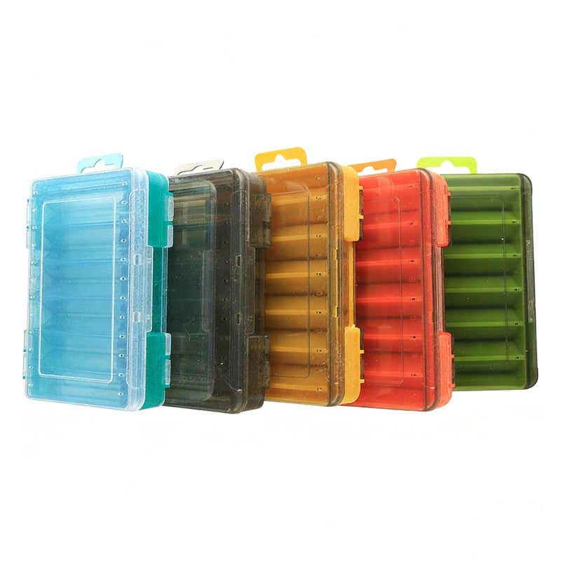 Load image into Gallery viewer, Fishing Tackle Boxes Double Layer Bait Container Portable Organizer Boxes Compartments Fishing Accessories Plastic Case
