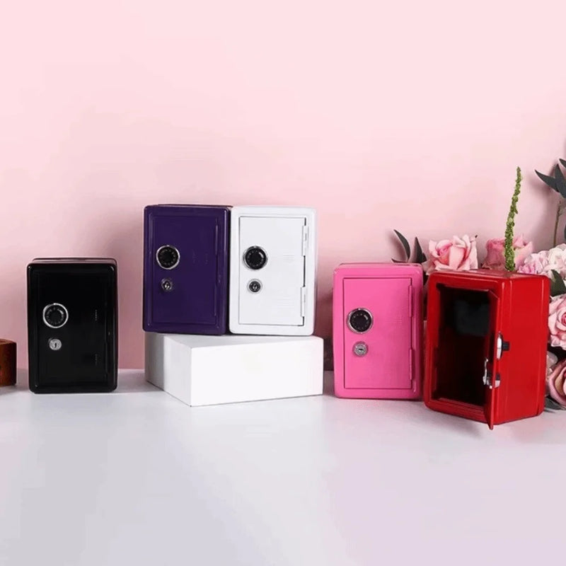 Load image into Gallery viewer, Decorative Box Password Lock Mini Safe Box Anti-Theft Cabinet Piggy Bank Metal Money Storage Box Cash Savings
