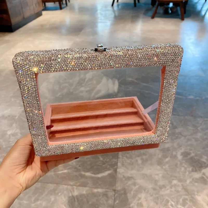 Load image into Gallery viewer, Earrings Jewelry Box Jewelers Rings Earring Gift Display Boxes Large Capacity Jewellery Storage Case Jeweler Organizer Cases
