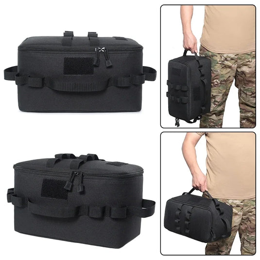 Camping Gas Tank Storage Bag Outdoor Large Capacity Ground Nail Tool Bags Picnic Cookware Utensils Organizer bags Мужская сумка