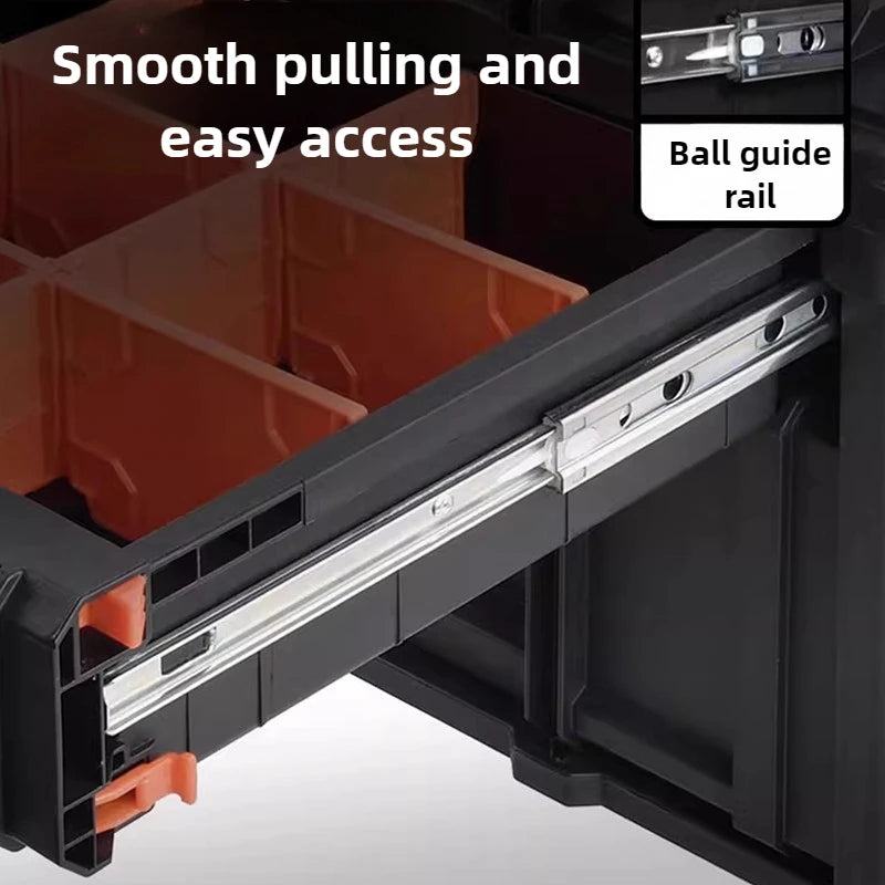 Load image into Gallery viewer, Drawer Tool Box Stacked Tool Storage Boxes Automotive Mechanical Workshop Tools Case Multi-functional Repair Tools Organizer
