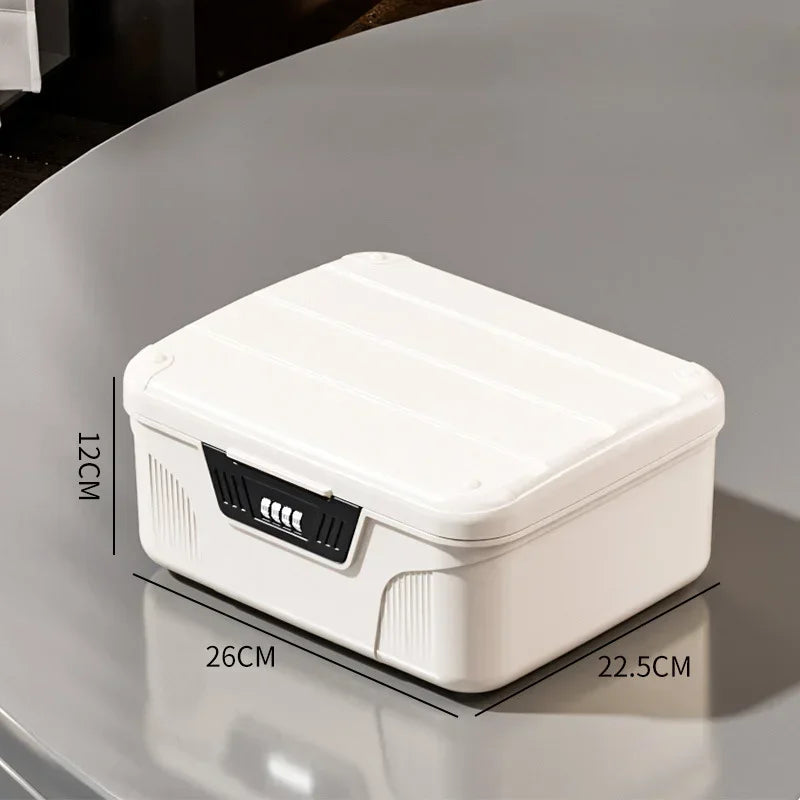 Load image into Gallery viewer, Safe Security Storage Box Passport Cash Organizer Case Household Valuables Jewelry Document Privacy Security Storage Safe Box
