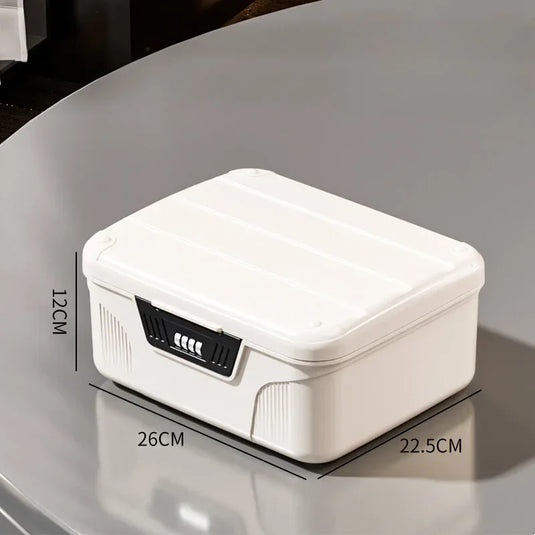 Safe Security Storage Box Passport Cash Organizer Case Household Valuables Jewelry Document Privacy Security Storage Safe Box