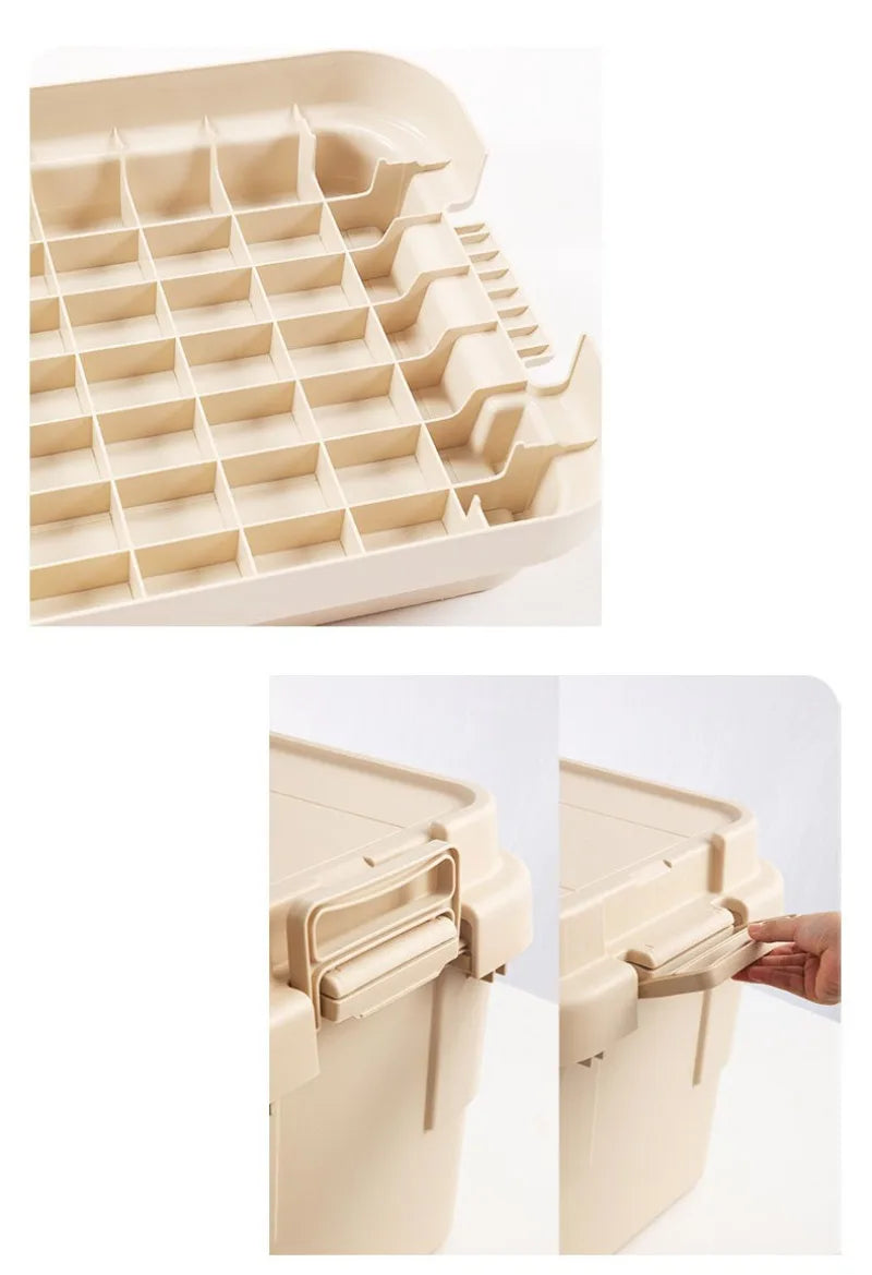 Load image into Gallery viewer, Large Capacity Household Storage Box Portable Outdoor Camping Picnic Waterproof Dustproof Multifunctional Home Storage Box
