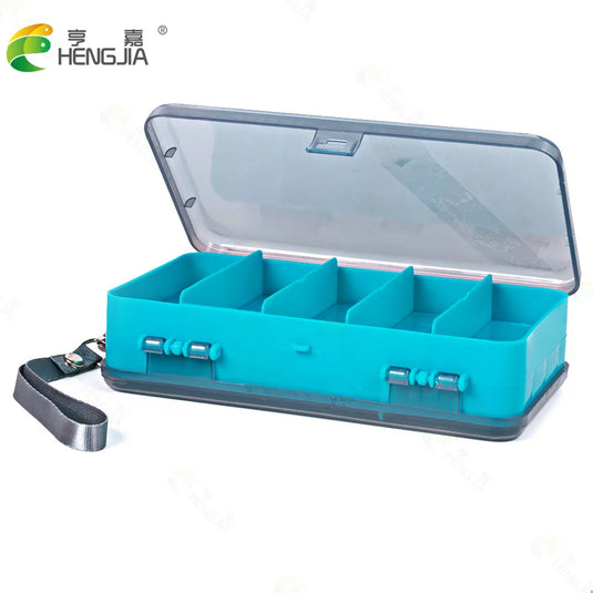 Fishing Bait Box1Double-sided Lure Box Colorful Transparent Storage Box Fishing Gear Accessories Bait Box