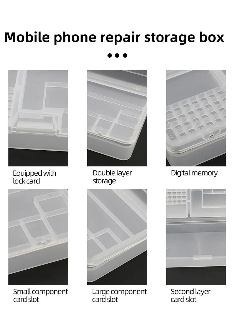 Load image into Gallery viewer, Box, Electronic Components, Transparent Plastic Storage, Small Screw Accessories, Tool Classification Grid
