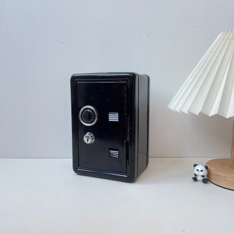 Load image into Gallery viewer, Decorative Box Password Lock Mini Safe Box Anti-Theft Cabinet Piggy Bank Metal Money Storage Box Cash Savings
