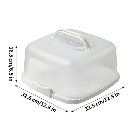 10 Inch Portable Cake Box Food Fresh-keeping Box Refrigerator Receiving Box Fruits Vegetables Outdoor Camping Storage Boxs