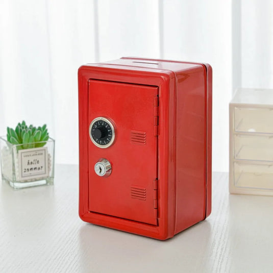 Decorative Box Password Lock Mini Safe Box Anti-Theft Metal Strongbox Cabinet Money Bank Valuables Security