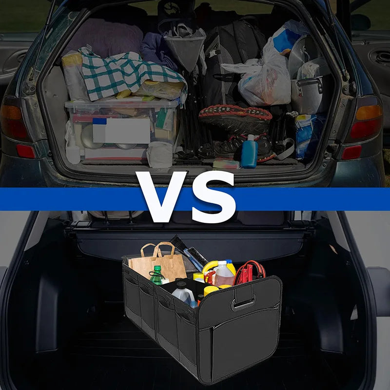 Load image into Gallery viewer, Foldable Car Storage Box Outdoor Waterproof Large Capacity Storage Bag Multifunctional Oxford Cloth Material Car Trunk Tool Box
