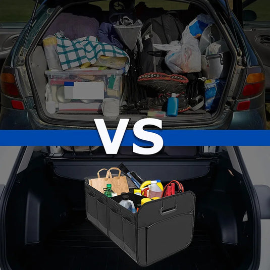 Foldable Car Storage Box Outdoor Waterproof Large Capacity Storage Bag Multifunctional Oxford Cloth Material Car Trunk Tool Box