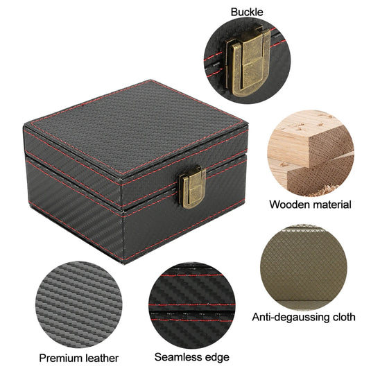Signal Blocker Security Box Mobile Phone Storage Box for Bank Phone Card Car Keyless Anti-Theft Faraday Box Shielding Security