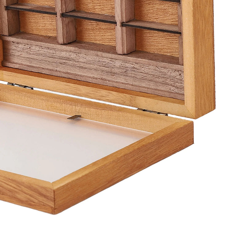 Load image into Gallery viewer, Miniature Bookshelf Decoration 196 Folded Books Miniature Book Boxes Display Case  Wood Stylish for Coffee Shop

