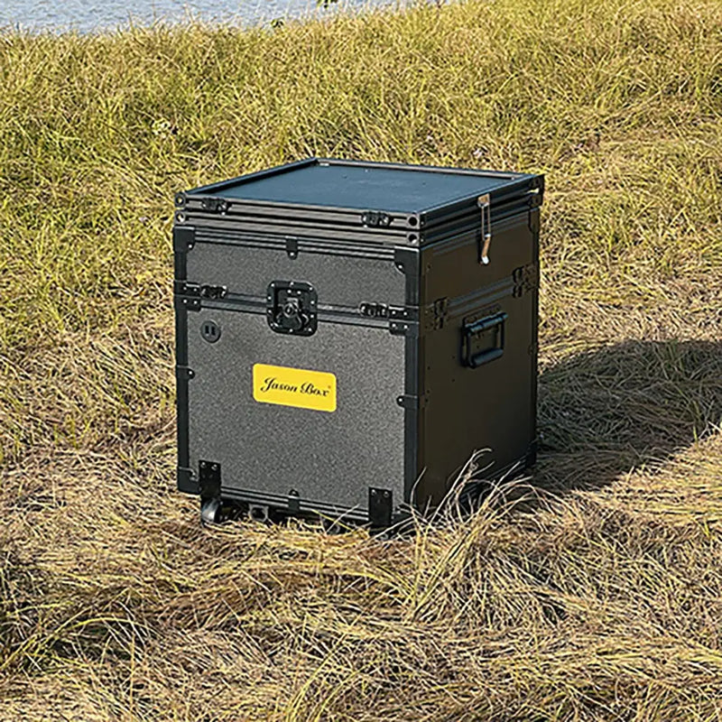 Load image into Gallery viewer, Jason Camping Customized High Quality Camping Folding Storage Box for Outdoor Picnic Compact Van Multi Functional Kitchen Box
