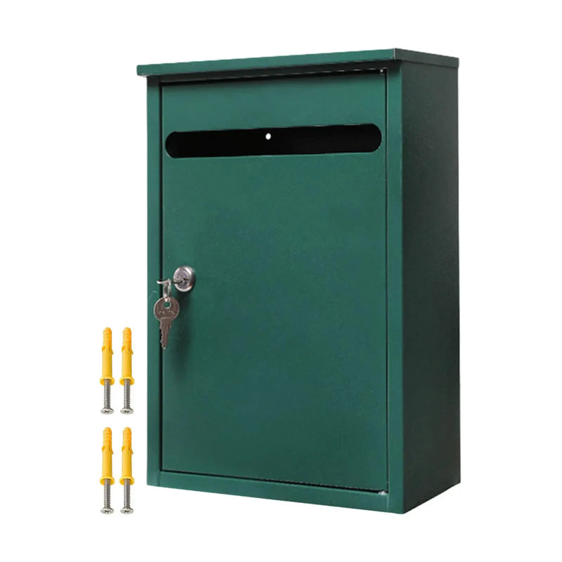 Load image into Gallery viewer, Wall Mount Lockable Mailbox Heavy Duty Package Drop Family Residence Rust Resistant Decorative Office Building Large Drop Box
