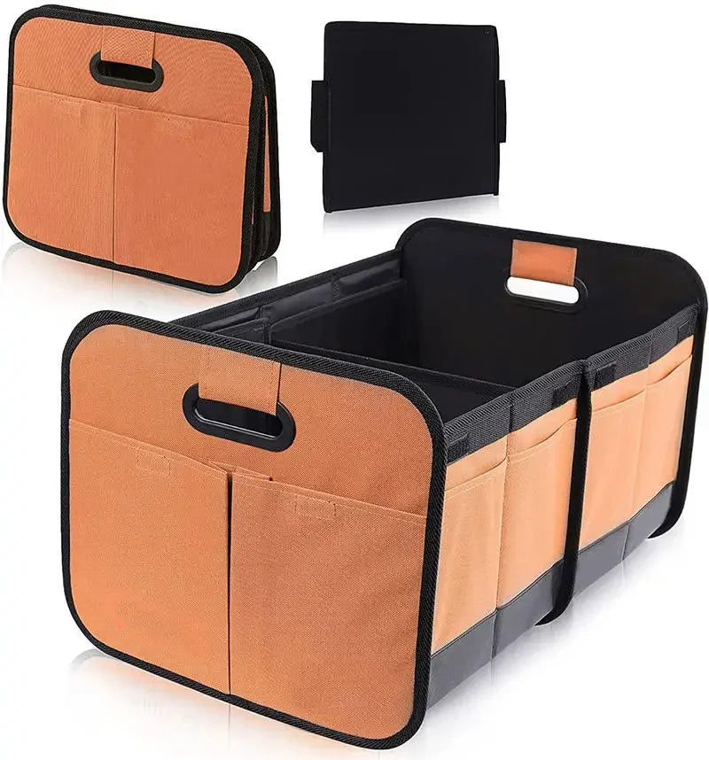 Load image into Gallery viewer, Foldable Car Storage Box Outdoor Waterproof Large Capacity Storage Bag Multifunctional Oxford Cloth Material Car Trunk Tool Box

