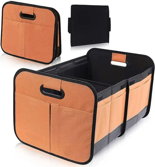 Foldable Car Storage Box Outdoor Waterproof Large Capacity Storage Bag Multifunctional Oxford Cloth Material Car Trunk Tool Box