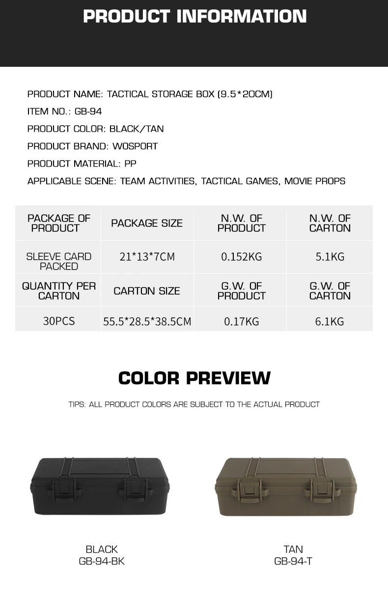 Load image into Gallery viewer, Tactical Equipment Outdoor Shockproof Protection Storage Box Shooting Hunting Laser Box Versatile EDC Flashlight Hard Case
