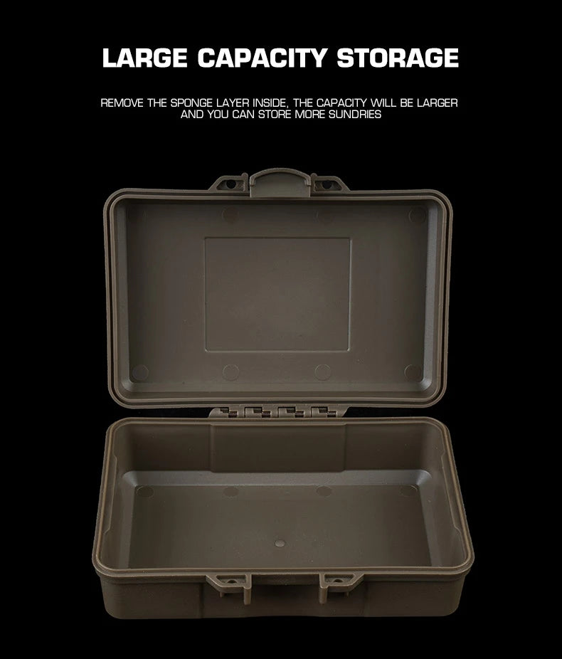 Load image into Gallery viewer, Tactical Equipment Outdoor Shockproof Protection Storage Box Shooting Hunting Laser Box Versatile EDC Flashlight Hard Case
