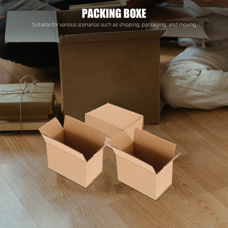 Load image into Gallery viewer, 10Pcs Corrugated Shipping Boxes Heavy Duty Cardboard Packing Moving Storage Small Mailer Boxes for Shipping Moving Box
