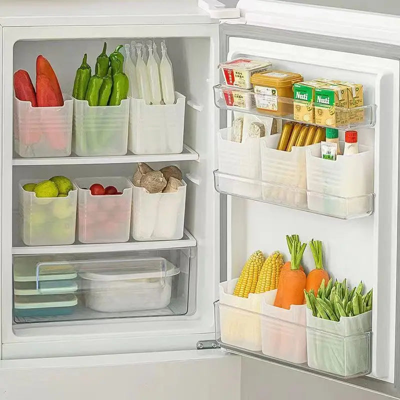 Load image into Gallery viewer, Refrigerator Storage Boxes Food Fresh Organizer Cold Storage Crisper Fruit Spice Food Container Boxes Home Kitchen Boxes
