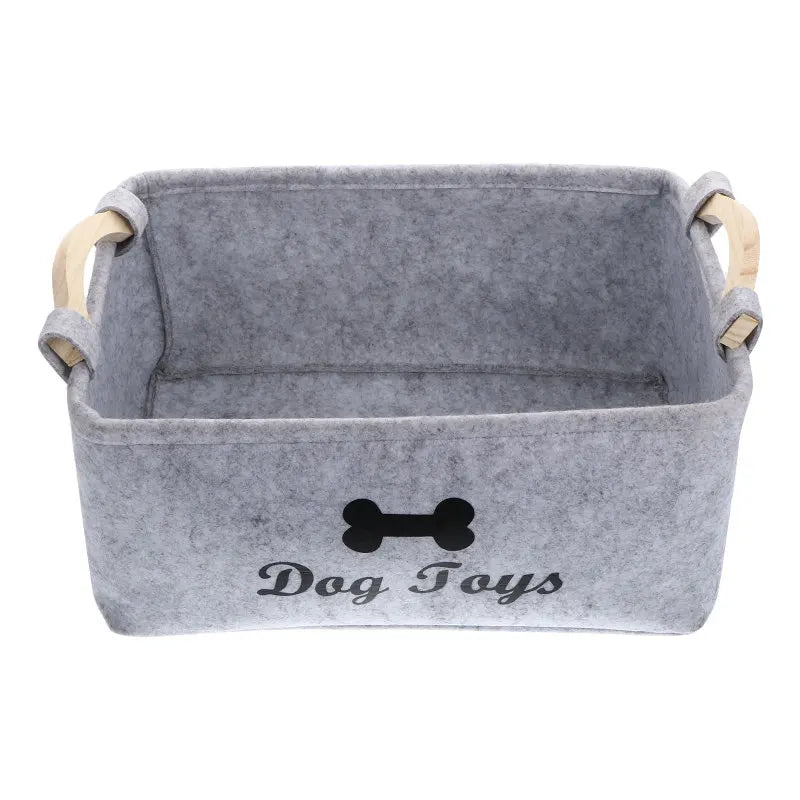 Load image into Gallery viewer, Dog Toy Basket Pet Storage Box Bin Organizer Toys Felt Cat Accessory Container Bins Baskets Accessories Containers Organizing
