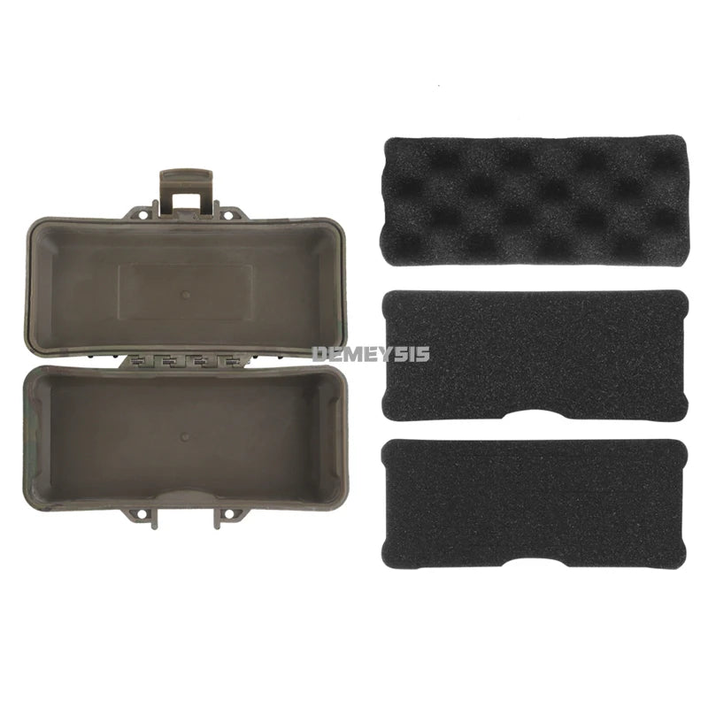 Load image into Gallery viewer, Tactical Flashlight Storage Box Dustproof with Padded Hunting Shooting Toolbox Suitcase Lockable Safety Accessories Case
