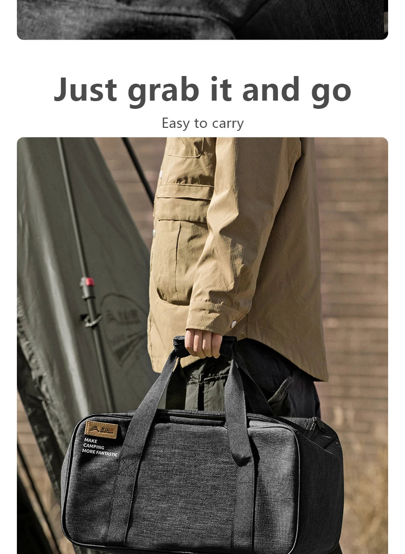 Load image into Gallery viewer, BISINNA Outdoor Camping Bag 26L Folding Gas Tank Storage Bag Picnic Cookwre Container Camp Supplies Adjustable Partition
