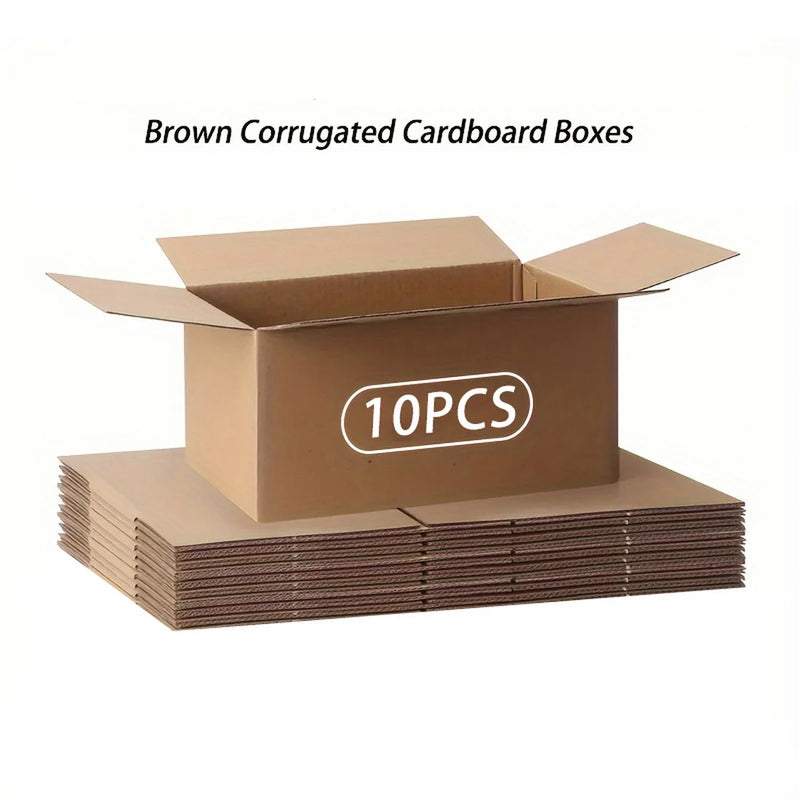 Load image into Gallery viewer, Mailing Shipping Boxes, 7.87x4.13x5.31inches, Single Wall, 32Lb/sq inch, Brown Corrugated Cardboard Mailer Box With Lids
