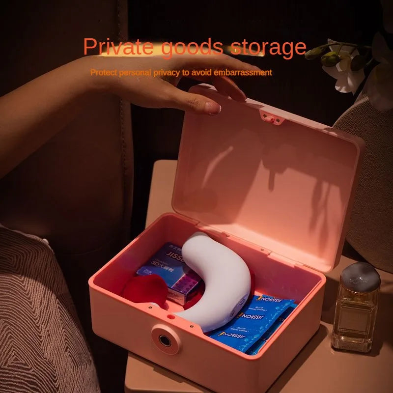 Load image into Gallery viewer, Biometric Fingerprint Safe Box Mini Safe Money Cash Jewelry Security Storage Box Household File Secret Hidden Safe Cosmetic Box
