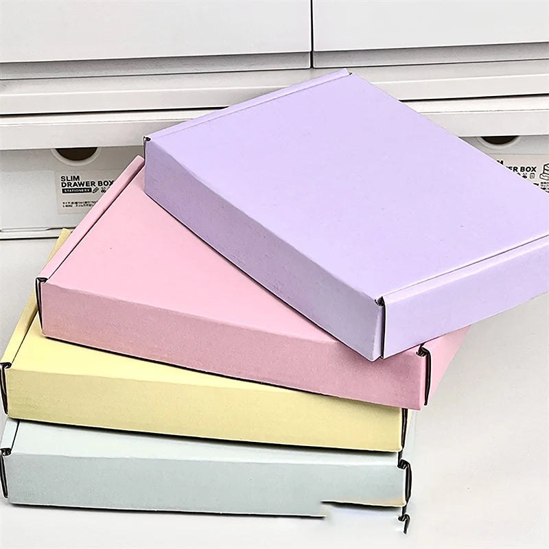 Load image into Gallery viewer, 5PCS Shipping Boxes Cardboard Corrugated Mailer Boxes for Packaging Craft Gifts Giving Products for Small Business Wedding Party
