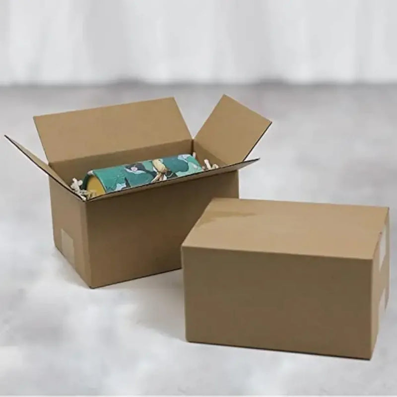 Load image into Gallery viewer, Mailing Shipping Boxes, 7.87x4.13x5.31inches, Single Wall, 32Lb/sq inch, Brown Corrugated Cardboard Mailer Box With Lids
