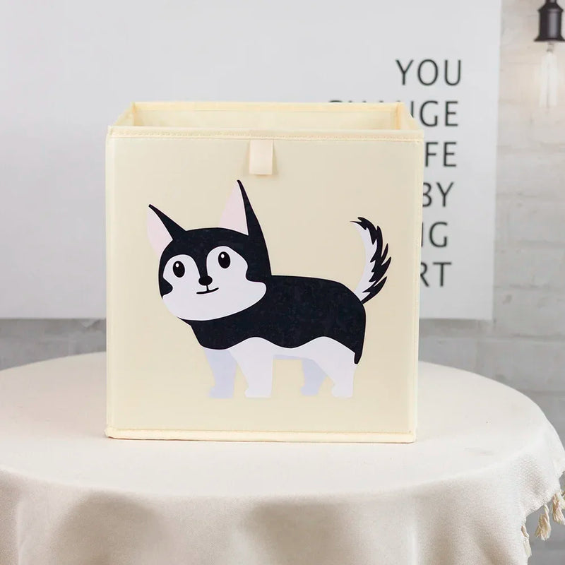 Load image into Gallery viewer, Cartoon Children's Toy Storage Boxes Foldable Oxford Household Storage Basket for Kids Nursery Bedroom Playroom Living Room
