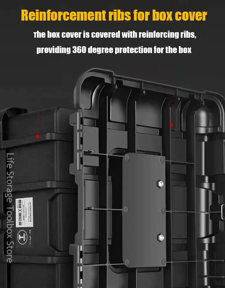 Load image into Gallery viewer, Large Tool Box Increase In Height Suitcases Hardware Parts Box Portable Tool Organizer Professional ToolBox For Garage Workshop
