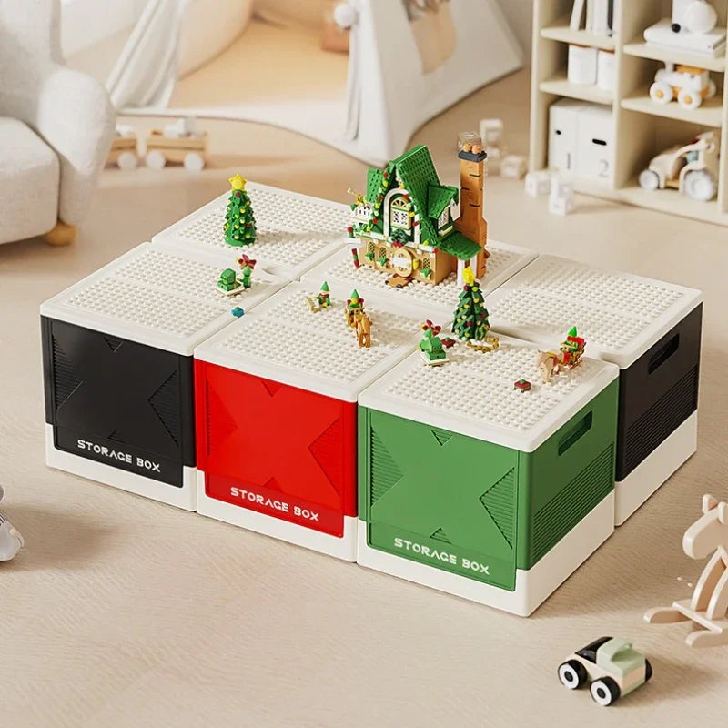Load image into Gallery viewer, Household Goods Household Large Capacity Storage Box,  Storage Box, Building Block Storage Box, Children's Toy Storage Box

