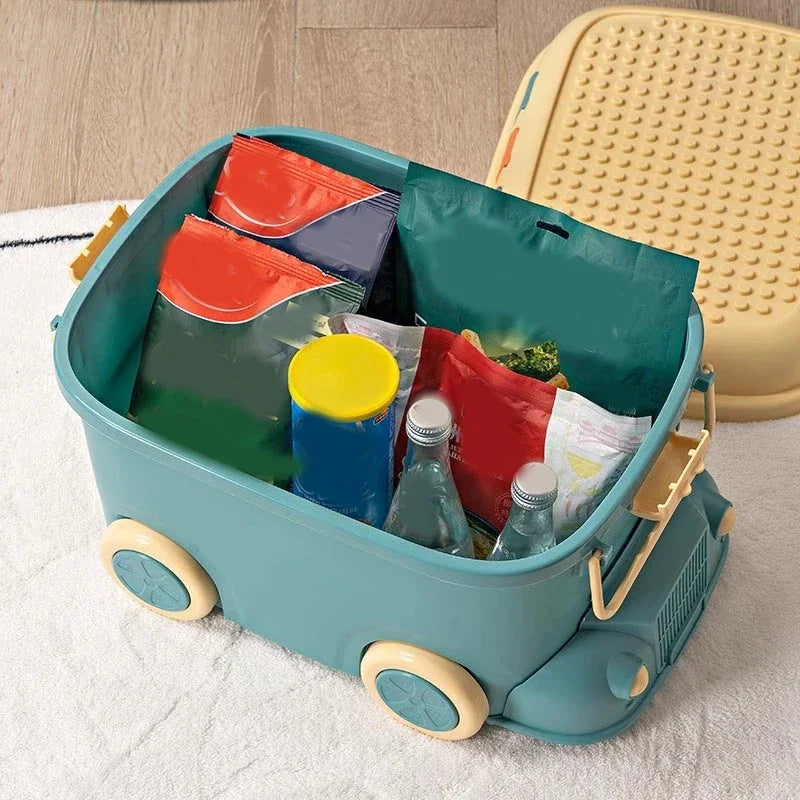 Load image into Gallery viewer, Children's Toy Organizer Building Block Storage Box Snack Organizer Large Capacity Cartoon Storage Box Clothes Storage Box
