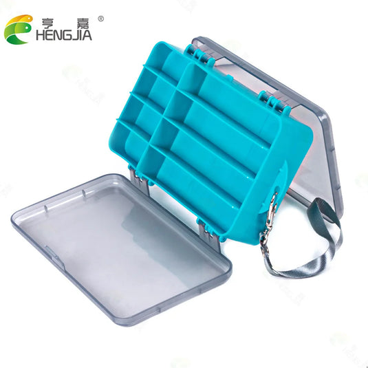 Fishing Bait Box1Double-sided Lure Box Colorful Transparent Storage Box Fishing Gear Accessories Bait Box