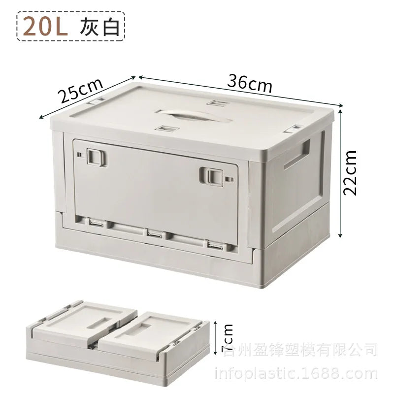 Load image into Gallery viewer, Outdoor Storage Box Side Open Foldable Storage Box Car Trunk Home Camping Box Vehicle Storage Organizer Box
