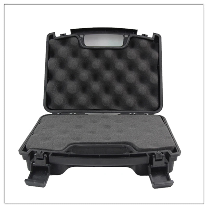 Load image into Gallery viewer, Hard box with foam, lockable waterproof portable 2 pistols, used for storage box of outdoor shooting and Hunting shooting ground
