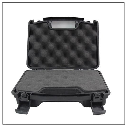 Hard box with foam, lockable waterproof portable 2 pistols, used for storage box of outdoor shooting and Hunting shooting ground
