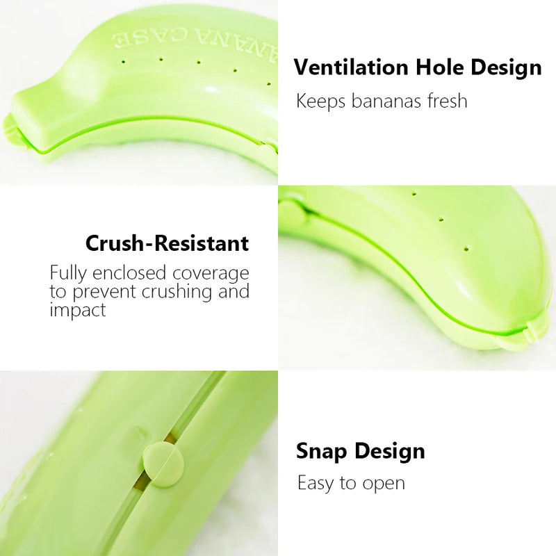 Load image into Gallery viewer, Banana Storage Box for Outdoor Travel Cute  Case Protector  Container Trip  Lunch Fruit Storage  Holder

