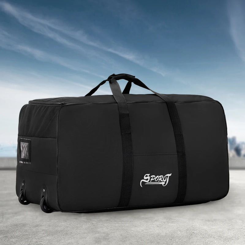 Load image into Gallery viewer, Outdoor Camping Picnic Equipment Storage Box, Tent Supplies Storage Box with Wheels, Large-Capacity Oversized Travel Bag
