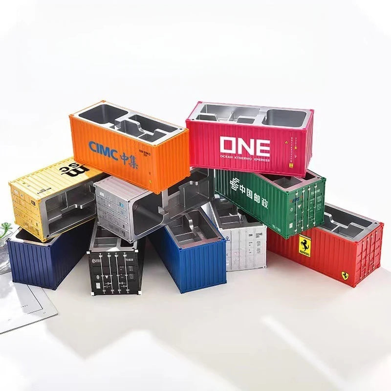 Load image into Gallery viewer, Shipping Container Model, Office Container, Pen Holder Storage Box, Logistics Container, 1:20 Model
