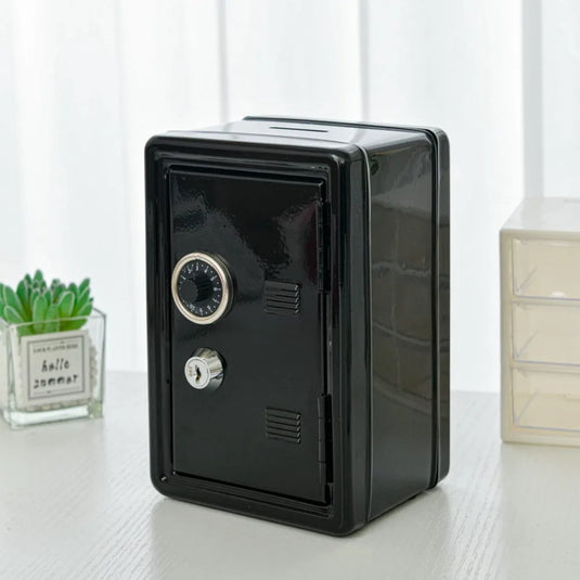 Decorative Box Password Lock Mini Safe Box Anti-Theft Cabinet Piggy Bank Metal Money Storage Box Cash Savings