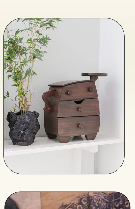 Elegant Wooden Jewelry Box for Rings Necklaces & Earrings High-End Gift for Weddings Housewarmings - Storage Organizer
