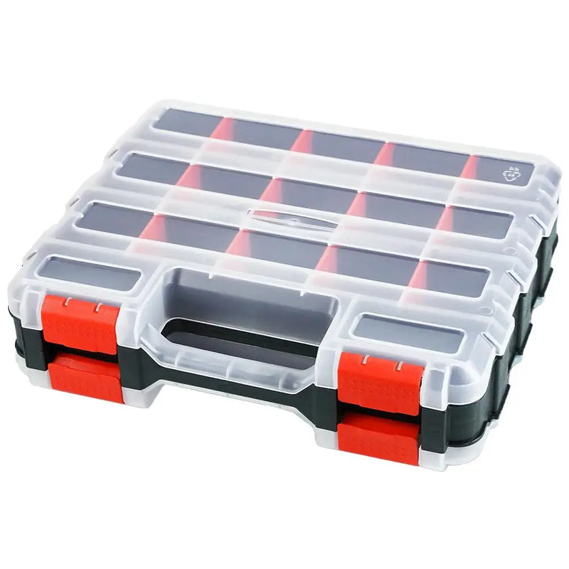 Load image into Gallery viewer, Handheld Tool Box Organizer Sets  Compartment Small Parts Boxes Large Capacity Thickened Plastic Hardware Tool Storage Box
